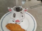 Una foto de pechugas empanadas