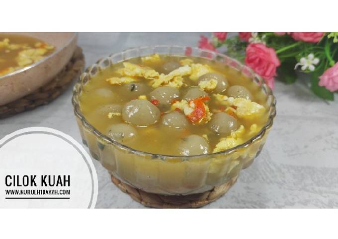 Cara Membuat Cilok Kuah Pedas Istimewa