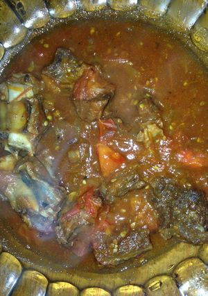 A picture of Wet fry beef.