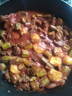 A picture of Okra Stew.