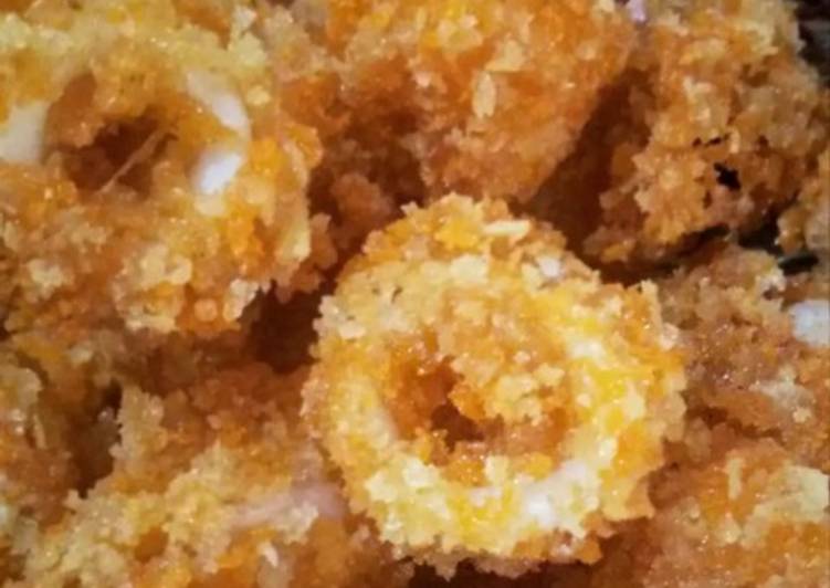 Bagaimana Membuat Crispy Calamary saus Garlic Anti Gagal