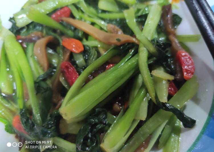 Steps to Prepare Quick Stir fry green vegetable