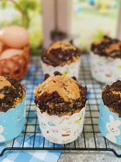 Foto resep Cookies n Cream Vanilla Muffin (no mixer, soft n moist)