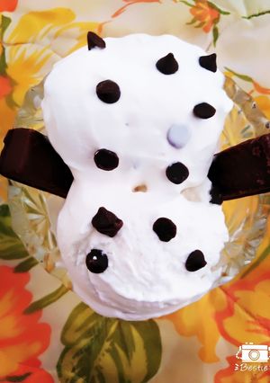 A picture of Vanilla ice cream.