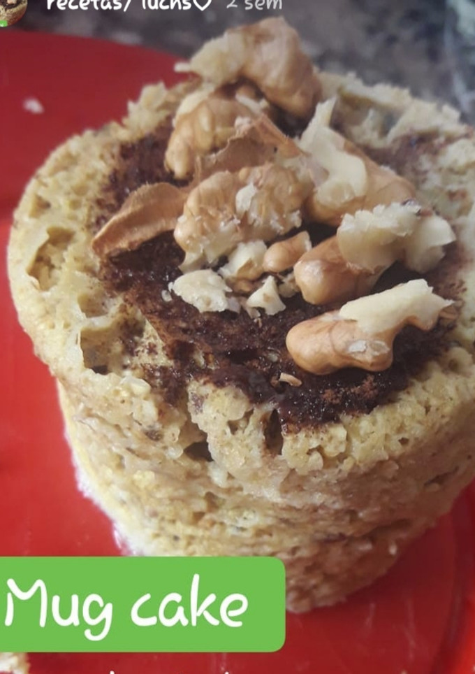 Una foto de Mug cake de avena