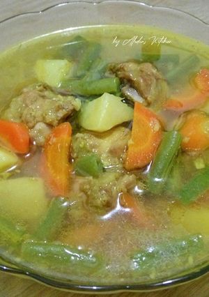 Foto resep Sop Tulangan Bumbu Kuning