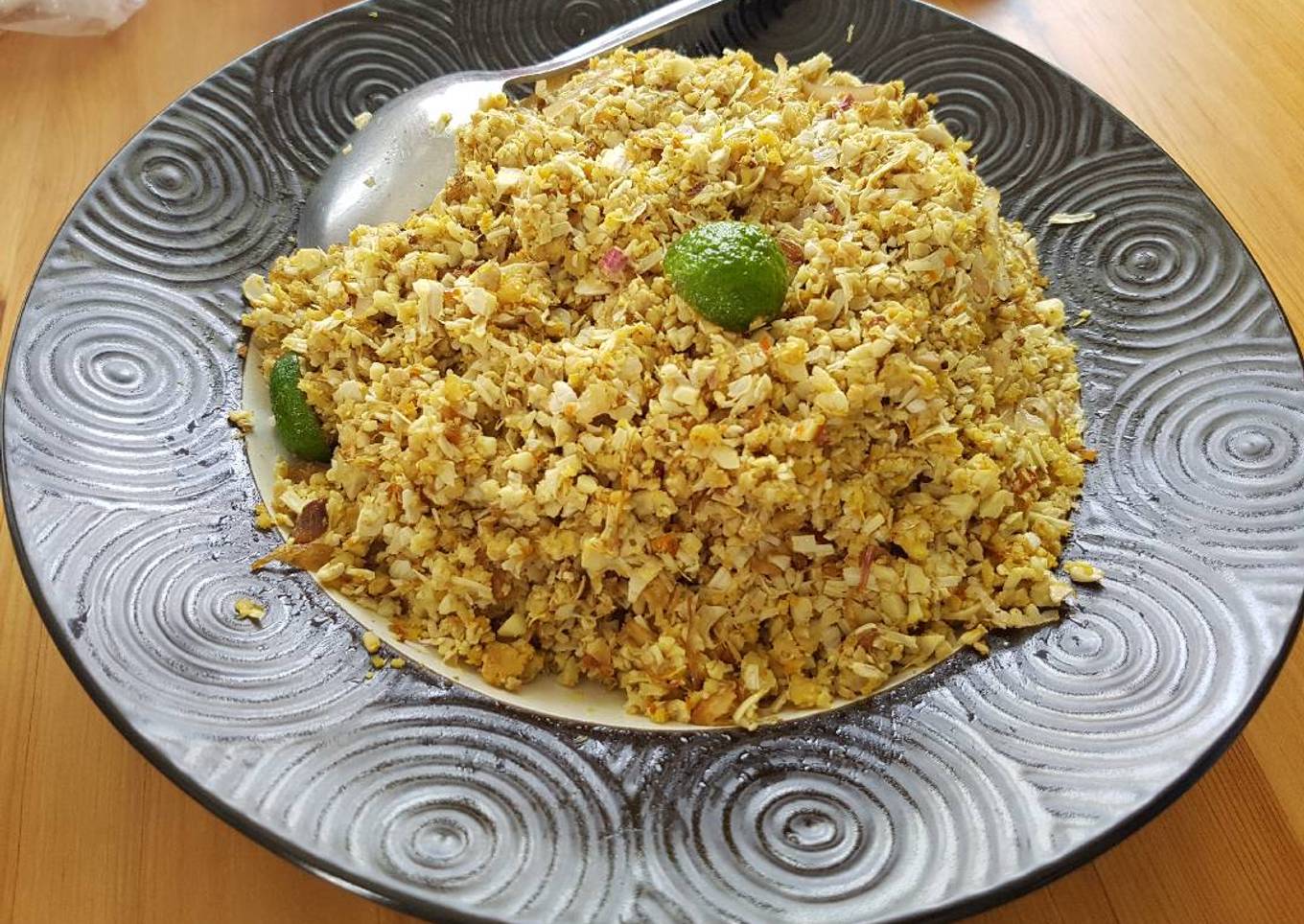 Lawar daging babi+nangka muda (non halal)