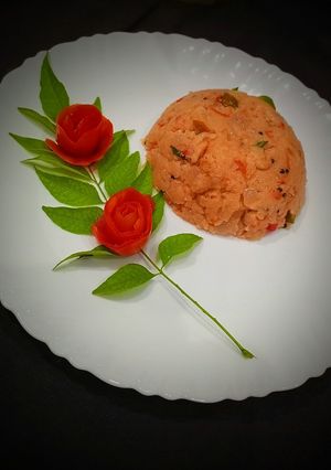 A picture of Tomato upma.