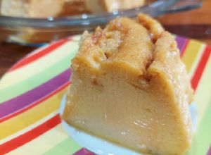 Una foto de Flan casero en savarin 18 cm Essen