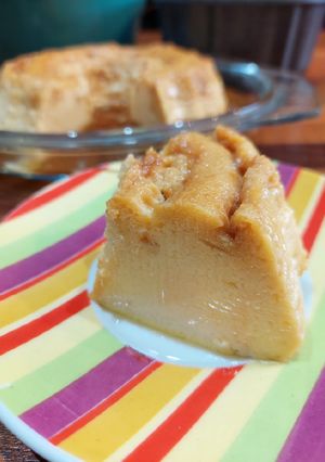 Una foto de Flan casero en savarin 18 cm Essen