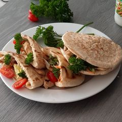 A picture of Summer Pita lunch.