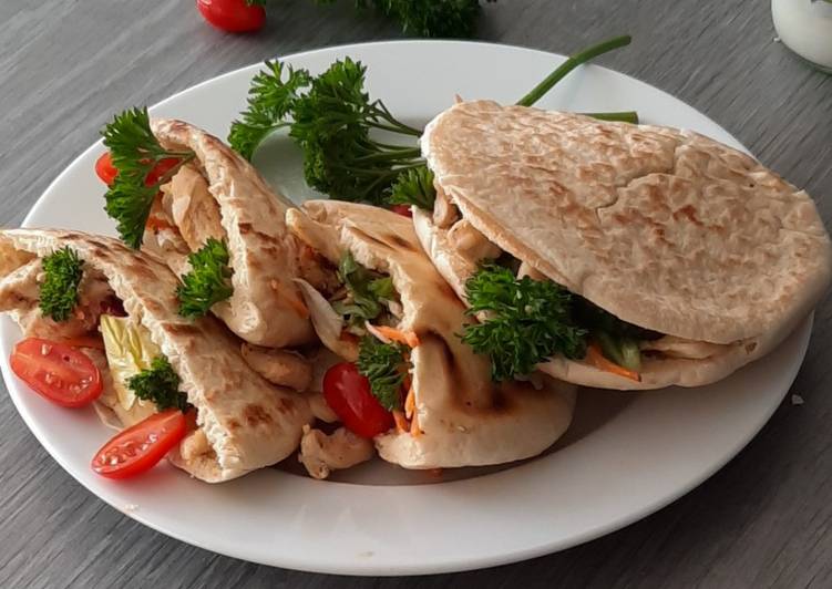 Steps to Prepare Super Quick Homemade Summer Pita lunch