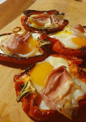 Una foto de Pimiento Rojo Relleno