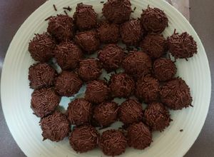 Una foto de Trufas de chocolate