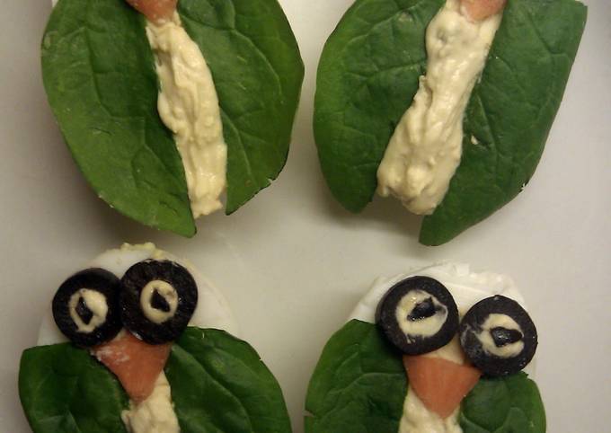 Recipe of Perfect owl-o-ween Deviled Eggs