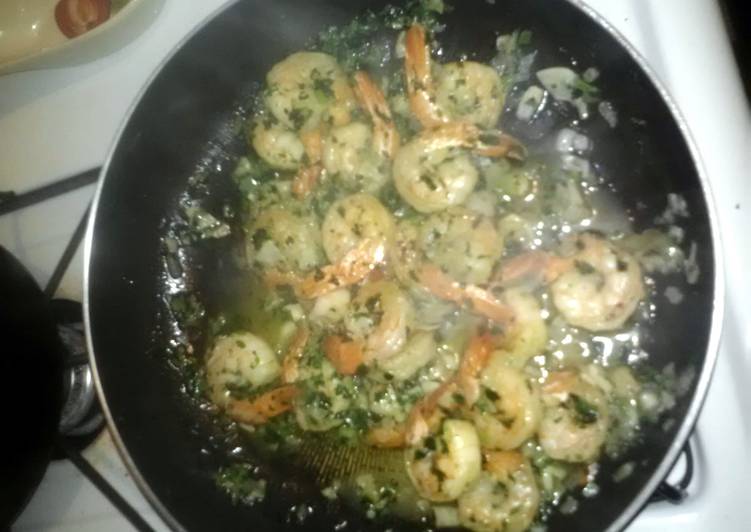 Simple Way to Prepare Homemade shrimp scampi