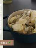 Kartoffelsalat mit Gurke und Erbsen