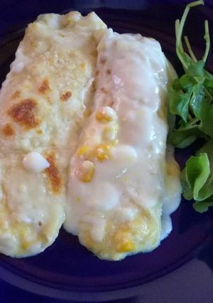 Una foto de Canelones de choclo