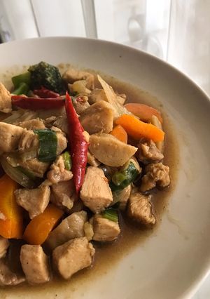 Foto resep Tumis Ayam Saus Tiram