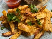 A picture of french fries seasoning