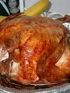 A picture of Turkey dinner.