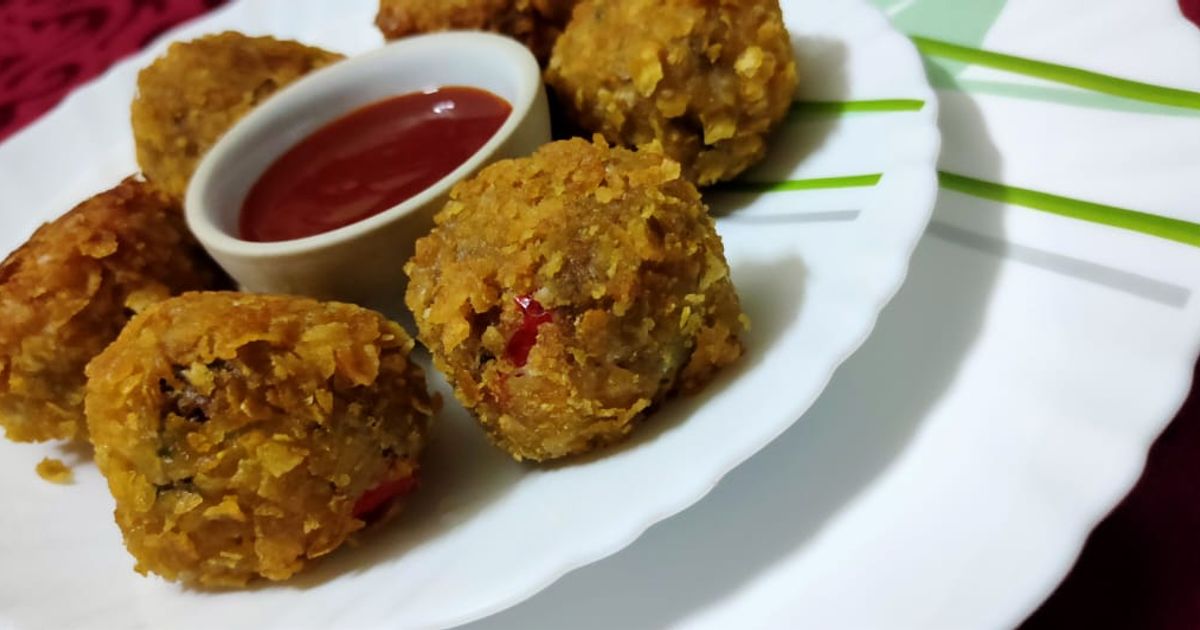 jhumur biswas দ্বারা ক্রিপসি চিকেন বল (Crispy Chicken Ball Recipe In ...