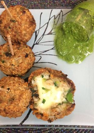 A picture of Oats cheese shooters.