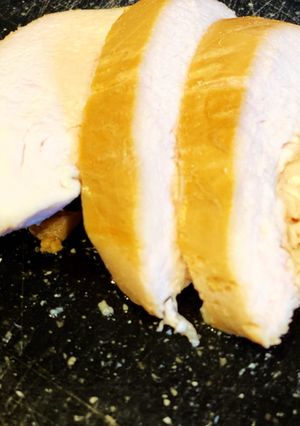 Una foto de Pechuga de pollo a baja temperatura