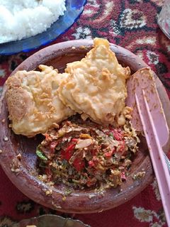 Foto resep Telor geprek pedas