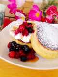 Easy Soufflé Pancakes with Pancake Mix