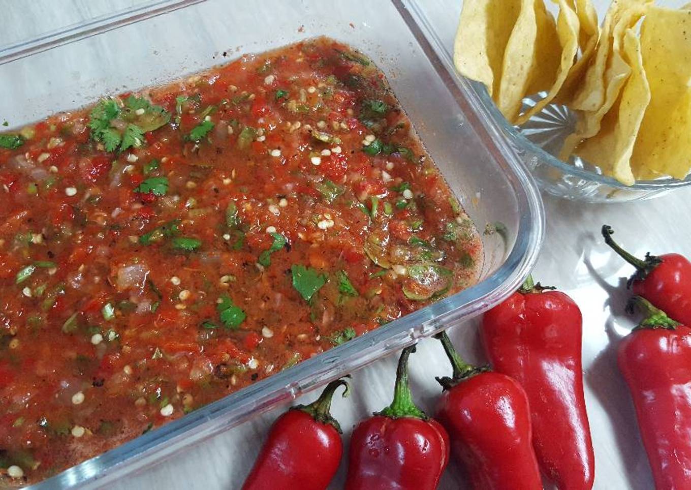 Salsa de Jalapeño Rojo, Fresno Red Salsa
