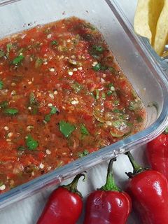 Una foto de Salsa de Jalapeño Rojo, Fresno Red Salsa