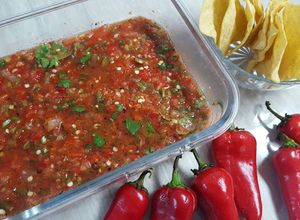 Una foto de Salsa de Jalapeño Rojo, Fresno Red Salsa