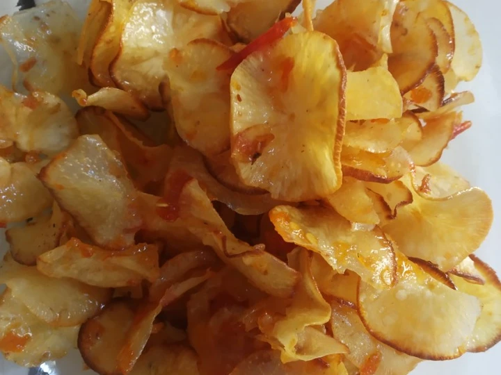 Langkah Mudah untuk Membikin Resep Keripik singkong yang Lezat Sekali Anti Ribet, Uenak Banget