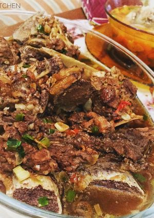 Foto resep Asem asem balungan pedas
