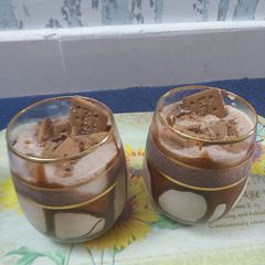 A picture of Bourbon milkshake.