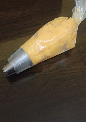 Una foto de Crema pastelera sabor Mandarina