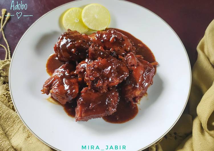 Resep Adobo Manong || Chicken Adobo (Semur ayam ala fillipina), Lezat Sekali