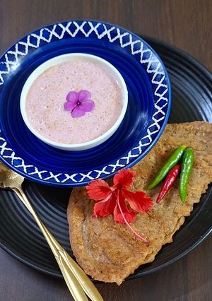 A picture of Mix Dal Chilla With Beetroot For Healthy Breakfast.