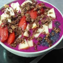 Dragon Fruit Banana Smoothies #untukdiet রেসিপির প্রধান ছবি