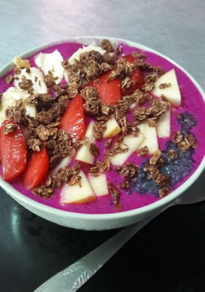 Foto resep Dragon Fruit Banana Smoothies #untukdiet