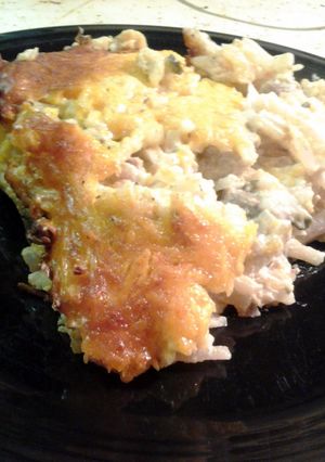 A picture of Beefy Hashbrown Casserole.