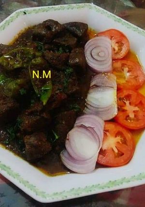 A picture of Kaleji_Masala.