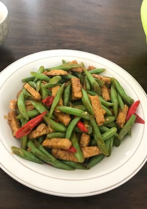 Foto resep Cah buncis tempe