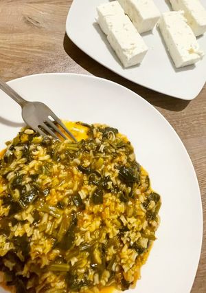 Φωτογραφία της συνταγής Σπανακόρυζο κοκκινιστό