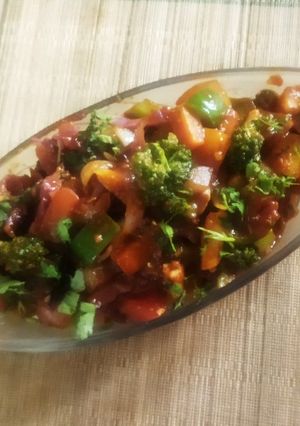 A picture of Tawa Bhaji.