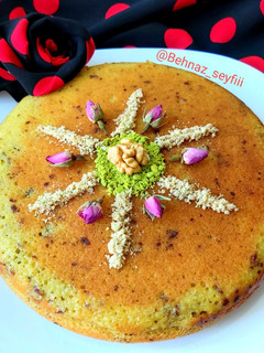 عکسی از دستور کیک آرد برنج و زردچوبه (بدون فر)