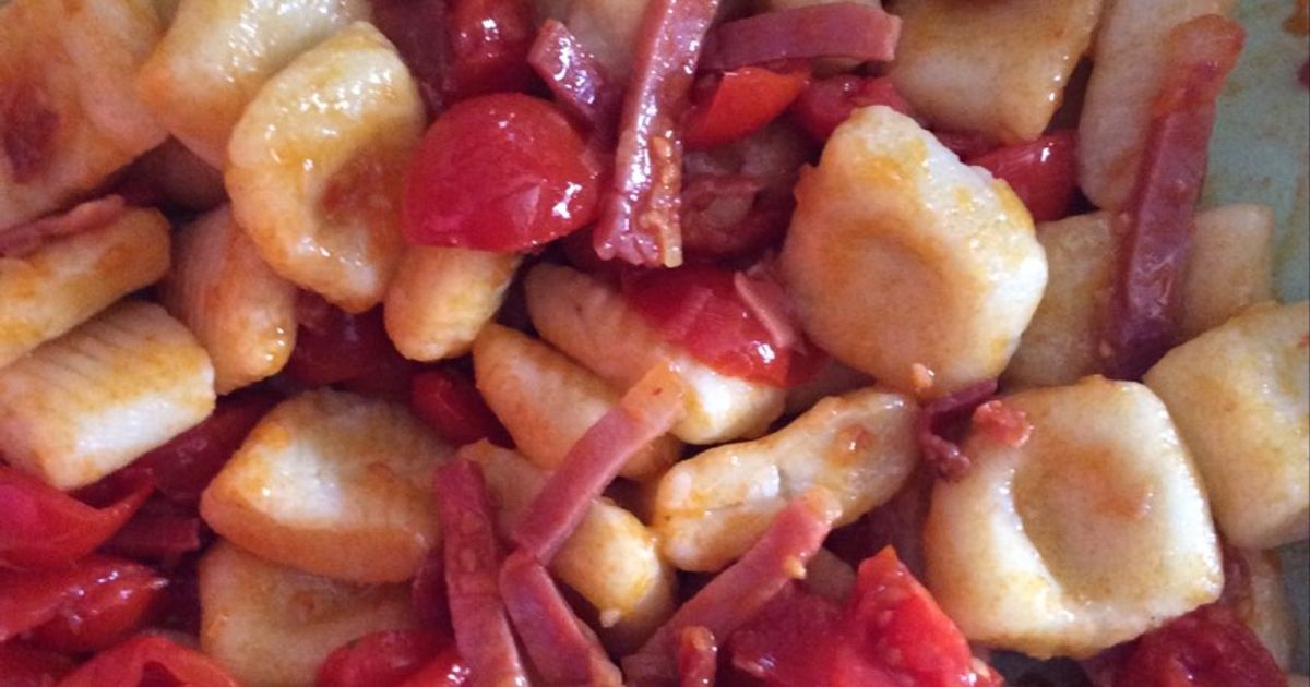 Ricetta Gnocchi Con Speck E Pomodorini di Tamara - Cookpad