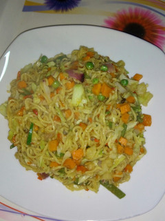 A picture of Vegetable noodles❤.