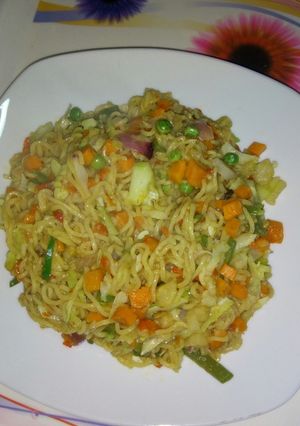A picture of Vegetable noodles❤.